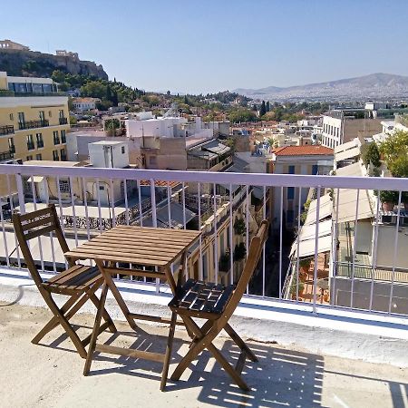 Unique Location With Rooftop View Athén Kültér fotó