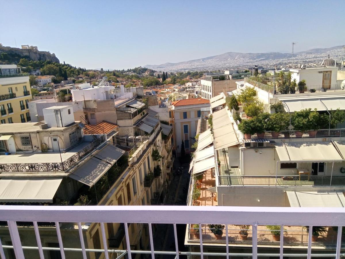 Unique Location With Rooftop View Athén Kültér fotó